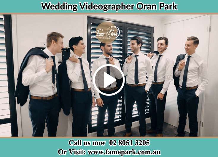 The groom with his friends Oran Park NSW 2570