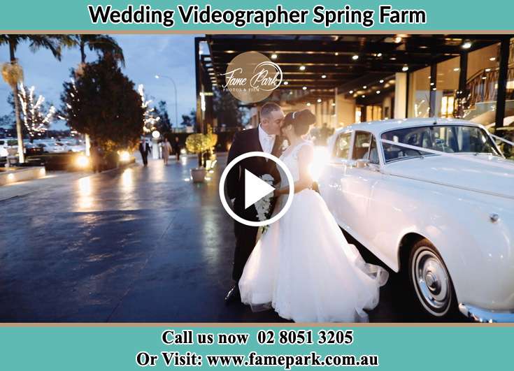 The new couple kissing Spring Farm NSW 2570